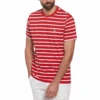 Original Penguin Organic Cotton Breton Striped T-Shirt In Salsa -Outlet New Polo Shirt Store 1 33b06e23 110b 4ec3 9f2f abd7f700164c