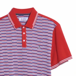 Original Penguin Jacquard Front Interlock Short Sleeve Polo Shirt In Salsa -Outlet New Polo Shirt Store 1 42eb447b 4439 4e3d a837 3e2d80de9730