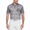 Original Penguin 50s Color Block Print Golf Polo Shirt In Quiet Shade -Outlet New Polo Shirt Store 1 98f0e2cd 317f 4d34 8a02 4d0dbf8e5702