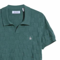Original Penguin Jacquard Johnny Collar Short Sleeve Polo Shirt Sweater In Sea Pine 11 Original Penguin Jacquard Johnny Collar Short Sleeve Polo Shirt Sweater In Sea Pine -Outlet New Polo Shirt Store 1 c414e63e 68c2 4b04 b59d 45113cb60533