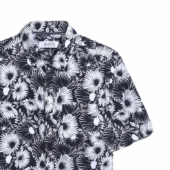 Original Penguin Ecovero Floral Print Short Sleeve Button-Down Shirt In Dark Sapphire -Outlet New Polo Shirt Store 3 a75bb533 0db3 46af b079 422456872687