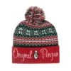 Original Penguin Kensal Green Classic Knit Beanie In Green -Outlet New Polo Shirt Store AW21PENOP044 GREENWHITERED