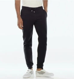Original Penguin Sticker Pete Organic Cotton Fleece Jogger In True Black -Outlet New Polo Shirt Store OPBB0100010 a1a10ead 3bbf 4c38 add1 a85e6a11248c