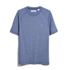 Original Penguin Jaspe Raglan T-Shirt In Dress Bl Jasper Heather -Outlet New Polo Shirt Store OPKS2456 401