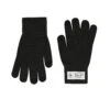 Original Penguin Nathan Classic Knit Glove In Black In Black -Outlet New Polo Shirt Store PENOP018OU 002