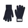 Original Penguin Nathan Classic Knit Glove In Black In True Blue -Outlet New Polo Shirt Store PENOP018OU 977 1