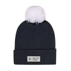 Original Penguin Mathew Classic Bobble Hat In Navy