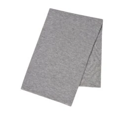 Original Penguin Henry Flat Knitted Scarf In Charcoal Grey