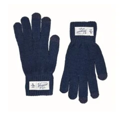 Original Penguin Nathan Classic Knit Glove In Navy