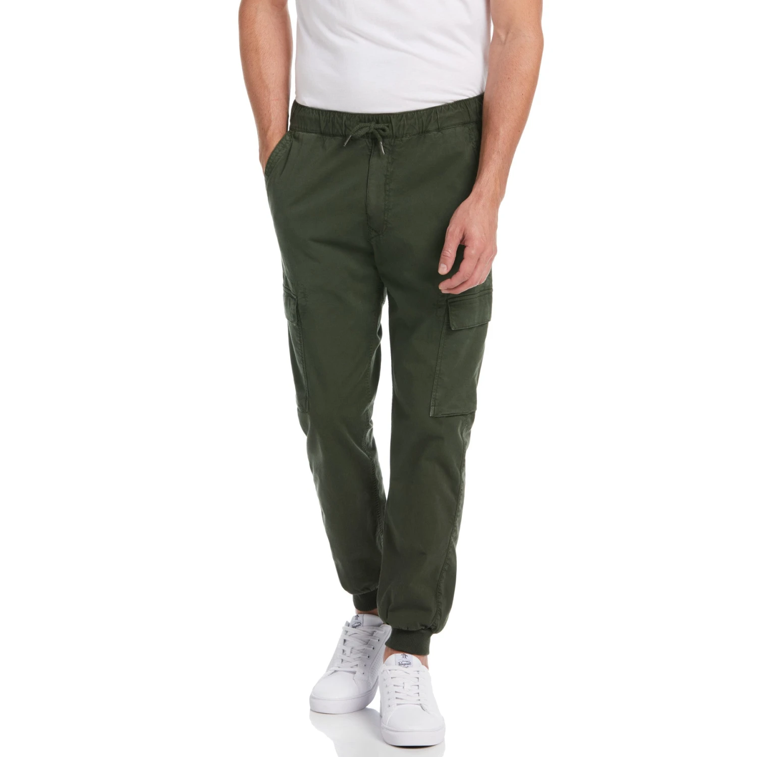 Original Penguin Tapered Cargo Jogger In Military Green 3 Original Penguin Tapered Cargo Jogger In Military Green