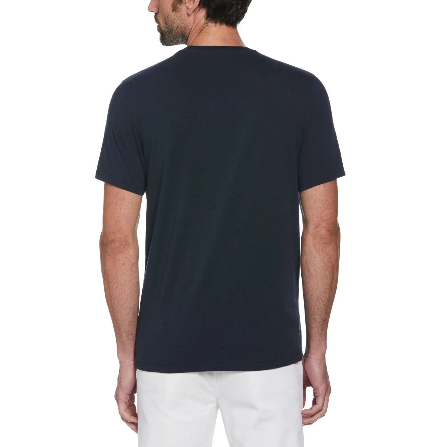 Original Penguin TV Pete Graphic Print T-Shirt In Dark Sapphire 4 Original Penguin TV Pete Graphic Print T-Shirt In Dark Sapphire - Image 2