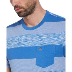 Original Penguin Colour Block T-Shirt In Star Sapphire -Outlet New Polo Shirt Store b95zvlqlzamr4zj7r0he