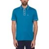 Original Penguin Earl 3D Pete Short Sleeve Polo Shirt In Tahitian Tide -Outlet New Polo Shirt Store ffgnkdblcimxs9slkhqb