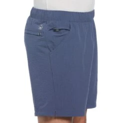 Original Penguin Seersucker Short In Blue Indigo -Outlet New Polo Shirt Store gkilee1g8vcv2lowxb29