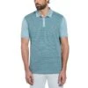 Original Penguin Jacquard Front Basketweave Pattern Short Sleeve Polo Shirt In Tourmaline -Outlet New Polo Shirt Store hcoviarcdrfjm7brobzy