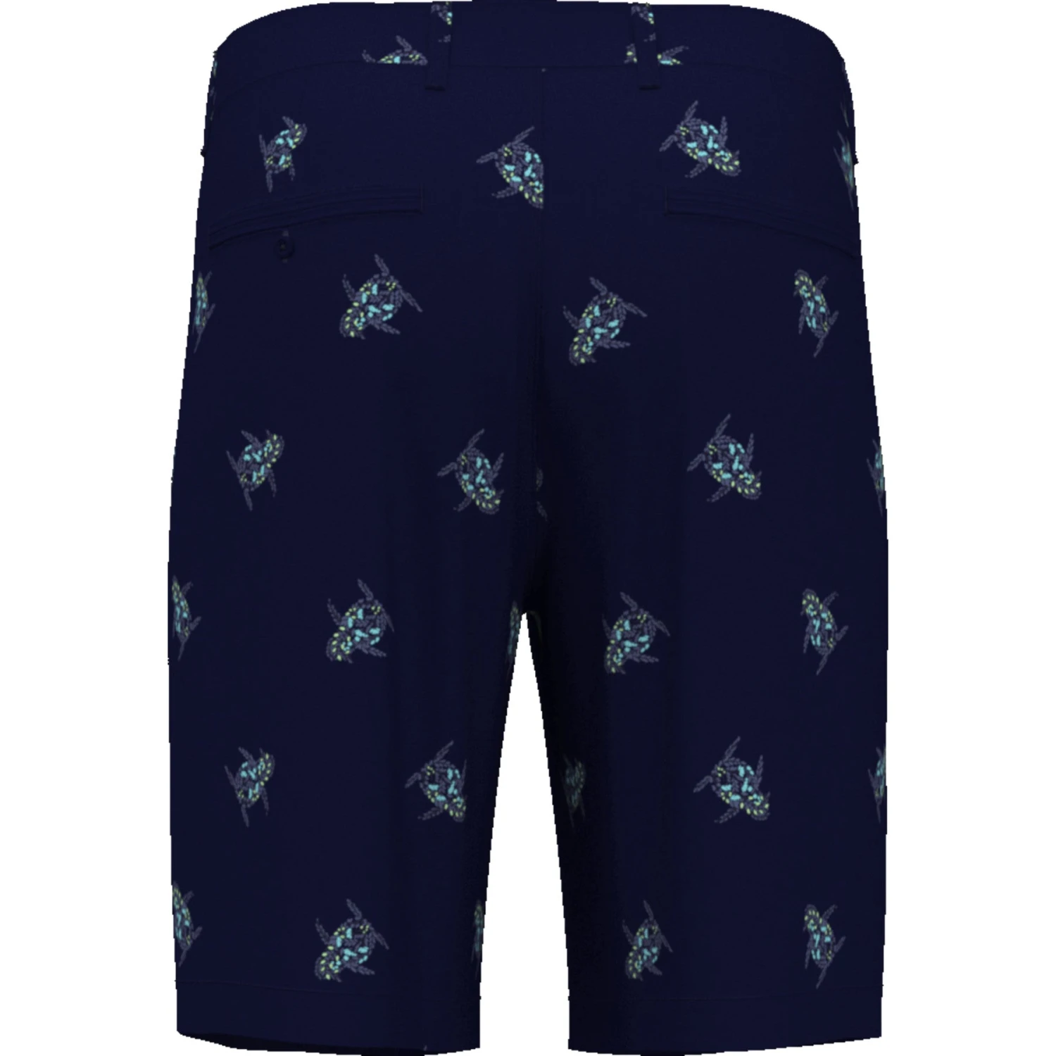 Original Penguin 60s Floral Pete Print 8" Golf Shorts In Black Iris 5 Original Penguin 60s Floral Pete Print 8" Golf Shorts In Black Iris - Image 3