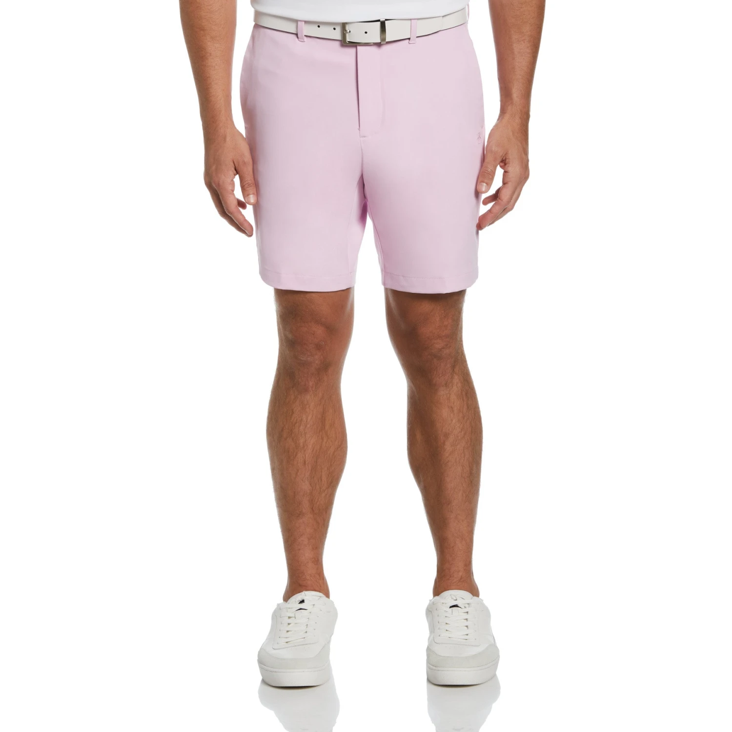 Original Penguin Flat Front Solid Golf Shorts In Piroutte 3 Original Penguin Flat Front Solid Golf Shorts In Piroutte