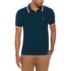 Original Penguin Icons Quarter Zip Short Sleeve Polo Neck Jumper In Poseidon Blue -Outlet New Polo Shirt Store k0b8alvblctgcltspp6f