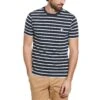 Original Penguin Organic Cotton Breton Stripe Tee In Dark Sapphire -Outlet New Polo Shirt Store lmrmx6nbejvrq6rla2jj