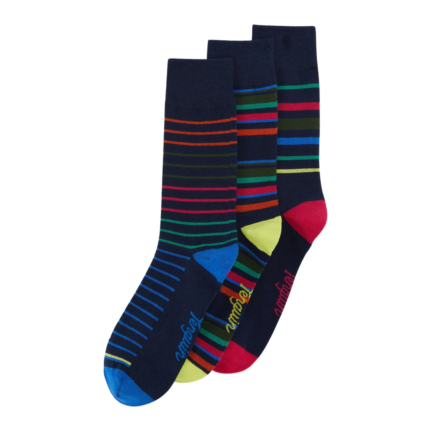 Original Penguin 3 Pack Stripe And Spot Design Ankle Socks In Black And Blue 3 Original Penguin 3 Pack Stripe And Spot Design Ankle Socks In Black And Blue