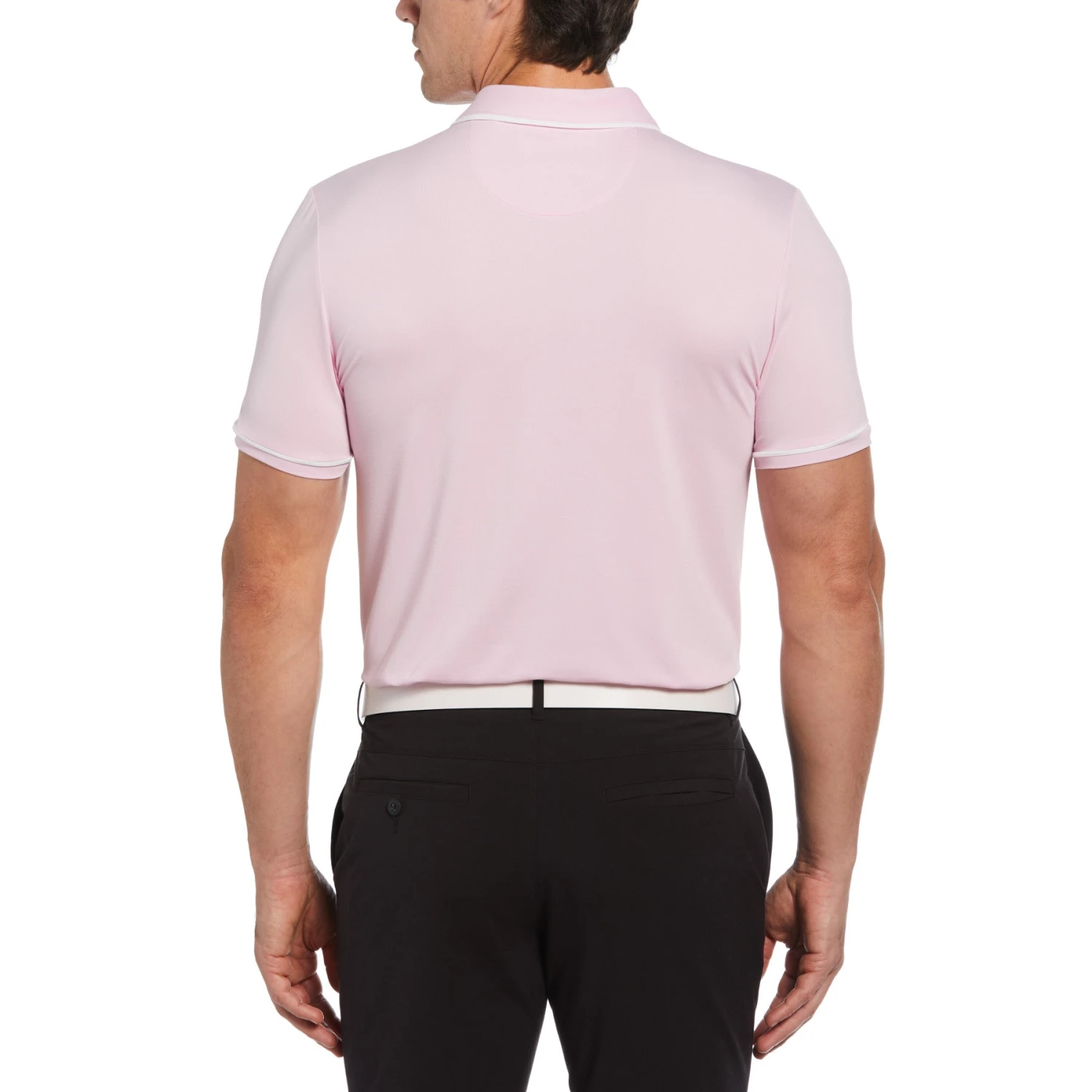Original Penguin Oversized Pete Tipped Short Sleeve Golf Polo Shirt In Gelato Pink 4 Original Penguin Oversized Pete Tipped Short Sleeve Golf Polo Shirt In Gelato Pink - Image 2