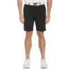 Original Penguin Allover Embroidered Pete 9" Golf Short In Caviar -Outlet New Polo Shirt Store ngqptegpvkhcx0oxxwhw
