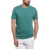 Original Penguin Pin Point Embroidered Pete T-Shirt In Sea Pine -Outlet New Polo Shirt Store owlesgstpcw9pxq8xsqw