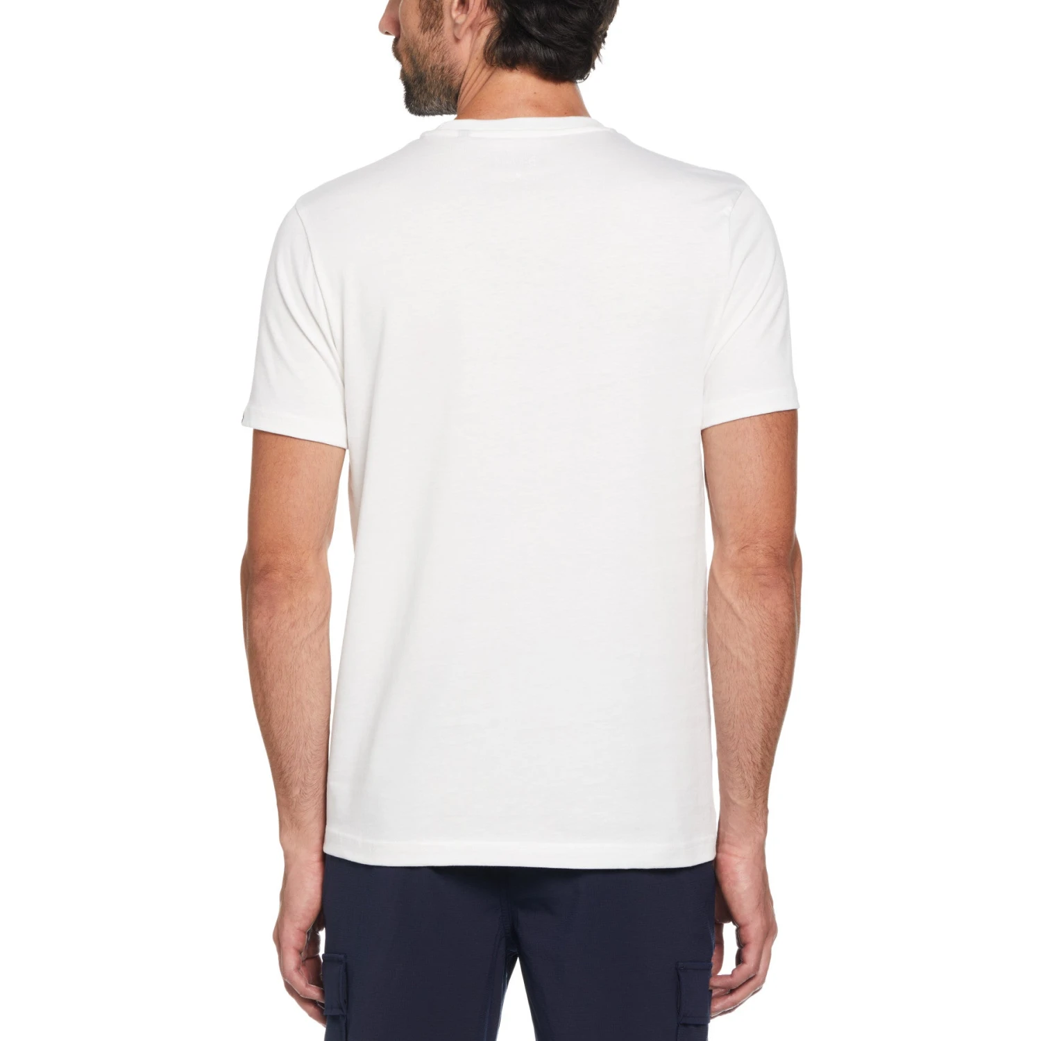 Original Penguin Striped Pete Graphic Print T-Shirt In Bright White 4 Original Penguin Striped Pete Graphic Print T-Shirt In Bright White - Image 2