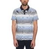 Original Penguin Slub Auto Stripe Polo Shirt In Dark Sapphire -Outlet New Polo Shirt Store qlpwndo1k7dmquqsliem
