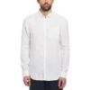 Original Penguin Delave Linen Long Sleeve Button-Down Shirt In Bright White -Outlet New Polo Shirt Store rae94upajgnevnb65dww