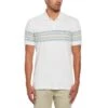 Original Penguin Chest Stripe Interlock Polo Shirt In Bright White -Outlet New Polo Shirt Store rnsd0g6st6e3edmayc3l