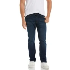 Original Penguin Vintage Wash Slim Fit Stretch Denim Trousers In Medium Vintage