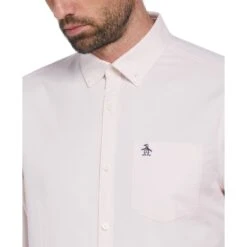 Original Penguin Ecovero Oxford Stretch Long Sleeve Shirt In Parfait Pink 8 Original Penguin Ecovero Oxford Stretch Long Sleeve Shirt In Parfait Pink -Outlet New Polo Shirt Store rpxkaa3tevmkexdhmidi