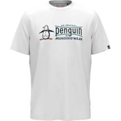 Original Penguin TV Pete Graphic Print T-Shirt In Bright White -Outlet New Polo Shirt Store rysqm30bk8mvm3nlgaes