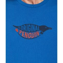 Original Penguin Embroidered Penguin Graphic T-Shirt In Classic Blue -Outlet New Polo Shirt Store t3c0wsbmuhxbdrqrqrwv