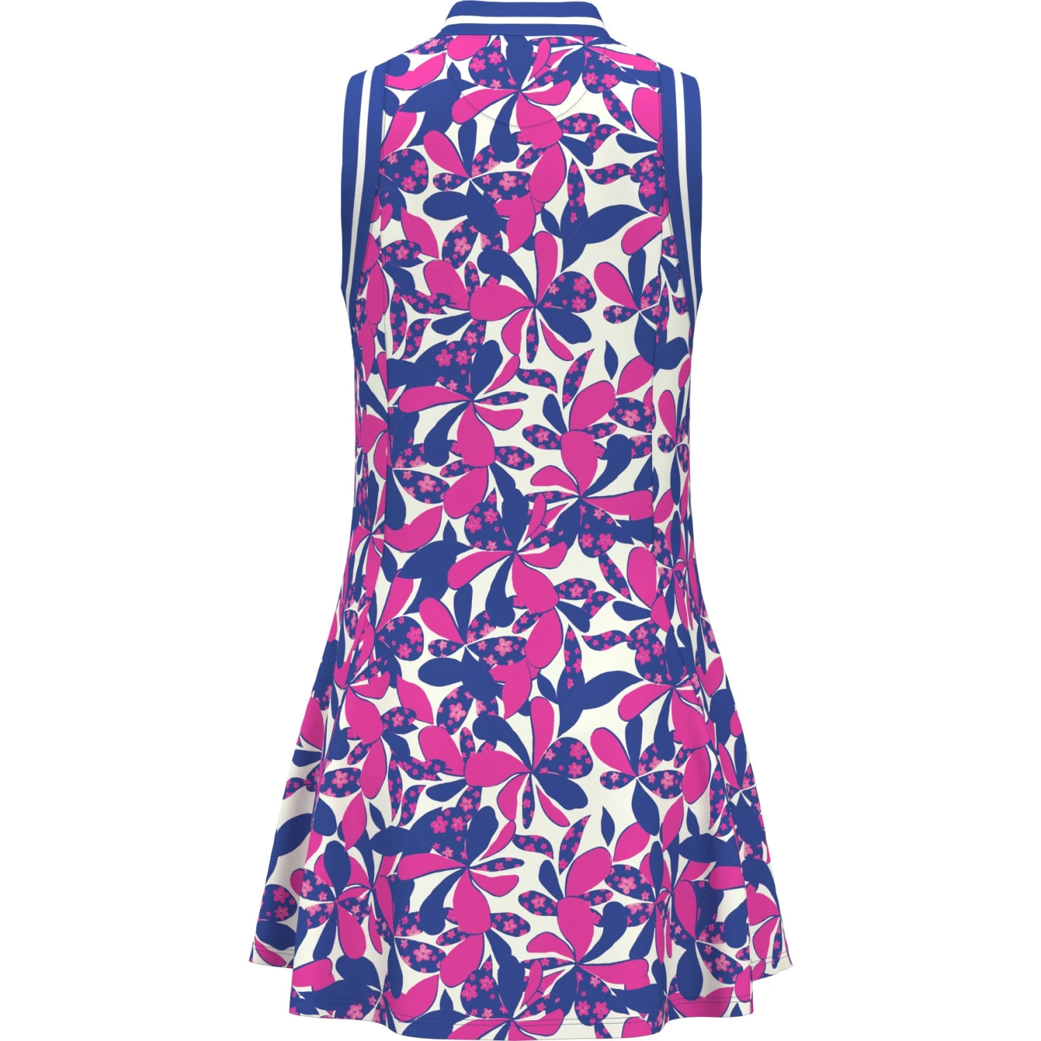 Original Penguin Women's Floral Print Golf Dress In Cheeky Pink 5 Original Penguin Women's Floral Print Golf Dress In Cheeky Pink - Image 3