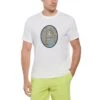 Original Penguin Grid Graphic Tennis T-Shirt In Bright White