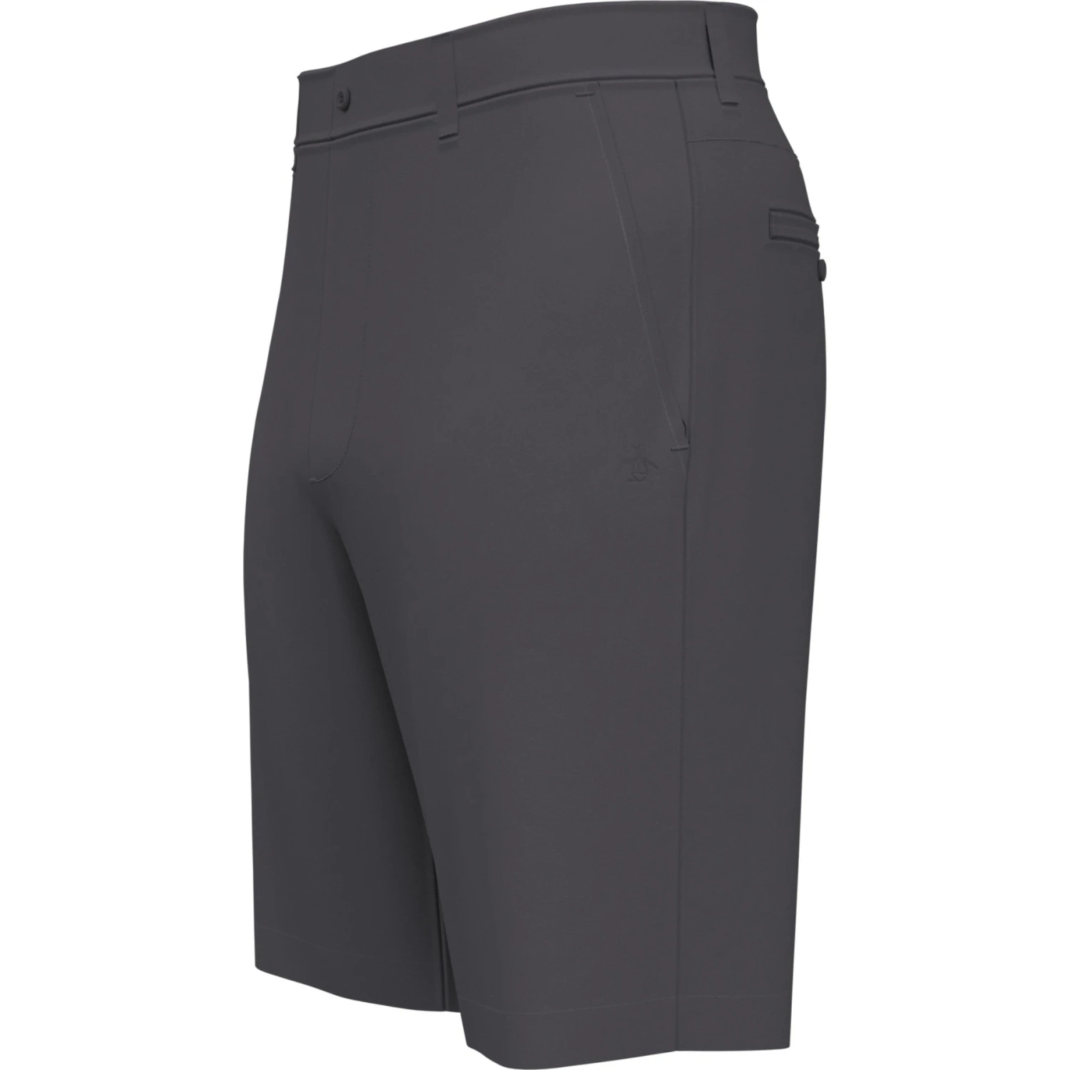 Original Penguin Flat Front Solid Golf Shorts In Quiet Shade 7 Original Penguin Flat Front Solid Golf Shorts In Quiet Shade - Image 5
