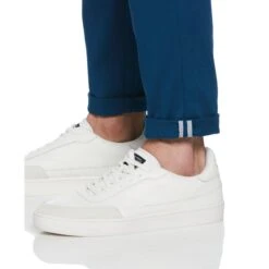 Original Penguin Bedford Cord Slim Fit Chino Trousers In Poseidon Blue -Outlet New Polo Shirt Store y9r8va1dg4tlptfjykhc