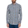 Original Penguin Plaid Pattern Shirt In Bright White